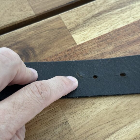 Genuine Dickies Mens 36/90 Leather Work Belt with Large Metal Buckle G2 Expert - Picture 7 of 14